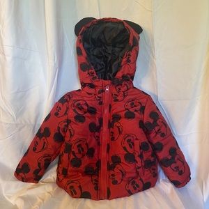 Red Toddler Mickey Coat